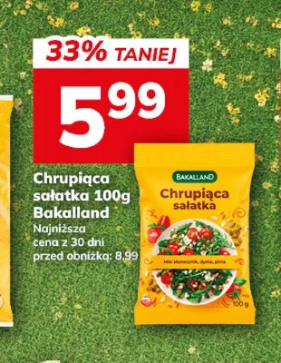 Chrupiąca sałatka Bakalland promocja w Hitpol