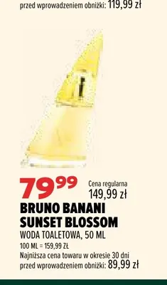 Woda toaletowa Bruno Banani Sunset Blossom promocja w Drogerie Natura