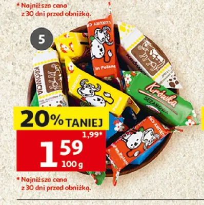 Krówki mix Jasta promocja w Auchan