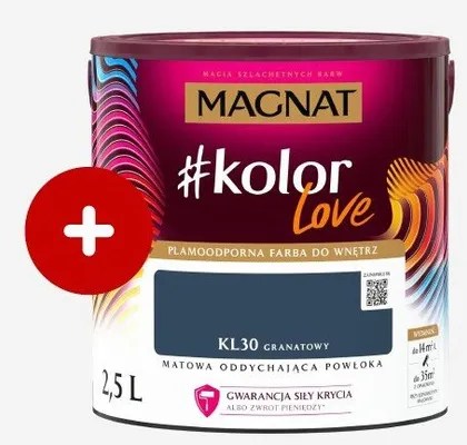 Farba kolorowa Magnat #kolorLove KL30 Granatowy promocja w Castorama