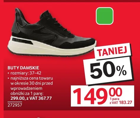 Buty damskie promocja w Selgros