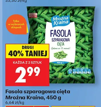 Fasola szparagowa cięta promocja w Biedronka
