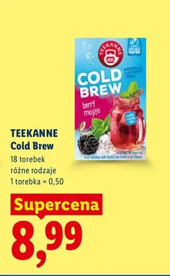 Herbata Teekanne Cold Brew Berry Mojito promocja w Lidl