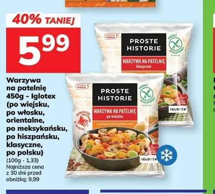 Warzywa na patelnię orientalne Proste Historie promocja w Hitpol