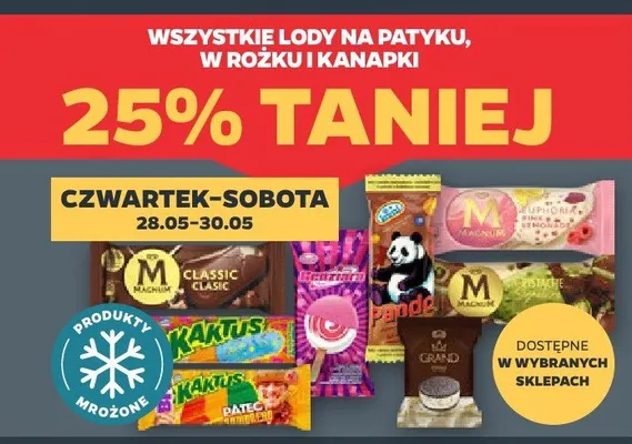 Lody Kaktus promocja w Netto
