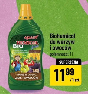 Biohumicol do warzyw i owoców Agrecol promocja w POLOmarket