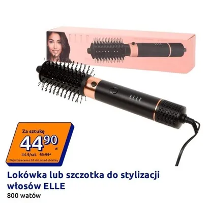 Szczotka do stylizacji włosów ELLE 800W promocja w Action