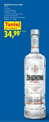 Wódka Żołądkowa de Luxe promocja w Lidl