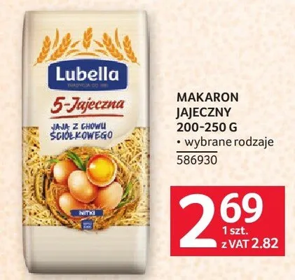 Makaron jajeczny Lubella 5 Jajeczna 250 g promocja w Selgros