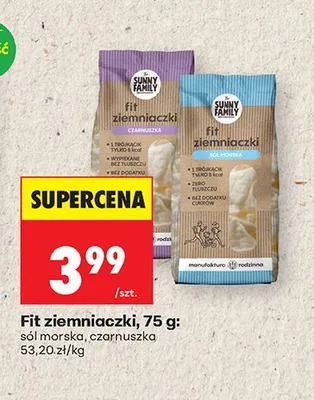 Fit ziemniaczki sól morska Sunny Family 75g promocja w Biedronka