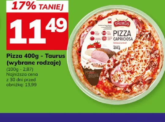 Pizza 400g promocja w Hitpol