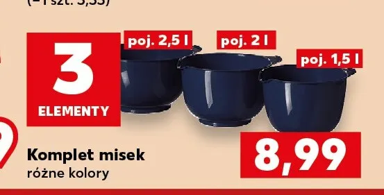Komplet misek Curver promocja w Kaufland