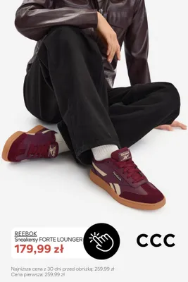 Sneakersy Reebok Forte Lounger promocja w CCC