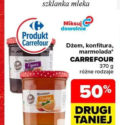 Dżem, konfitura, marmolada Carrefour promocja w Carrefour Market
