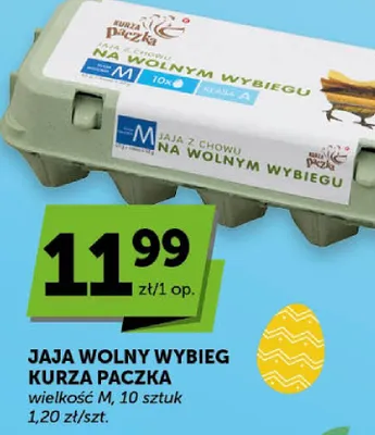 Jaja wolny wybieg wielkość M promocja w Euro Sklep