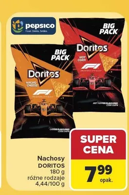 Nachosy Doritos Nacho Cheese promocja w Carrefour