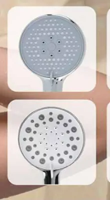 Słuchawka prysznicowa o śr. 12cm z 3 lub 5 rodzajami strumienia promocja w Biedronka