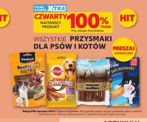 Przysmaki dla psów i kotów promocja w Kaufland
