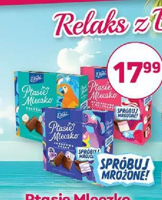 Ptasie Mleczko waniliowe E.Wedel promocja w Bliski