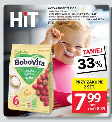 Kaszka BoboVita promocja w Selgros
