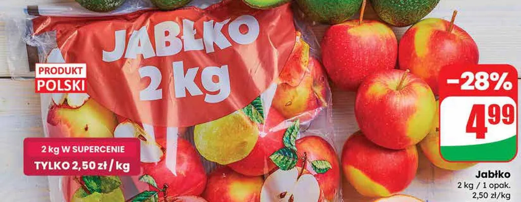 Jabłko promocja w Dino