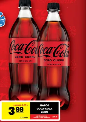 Napój Coca-Cola Zero promocja w Gram Market