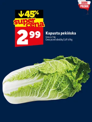 Kapusta pekińska promocja w TOPAZ
