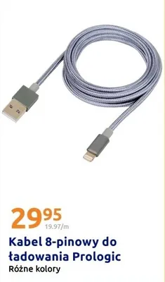 Kabel 8-pinowy do ładowania Prologic promocja w Action