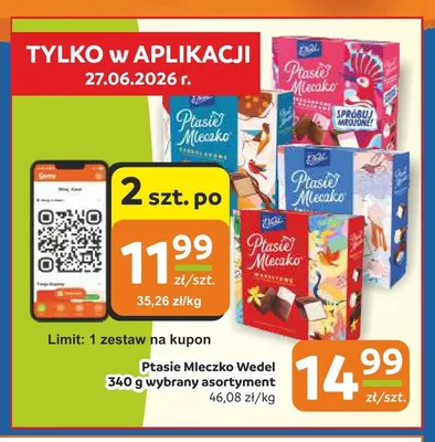 Ptasie Mleczko E.Wedel promocja w Gama