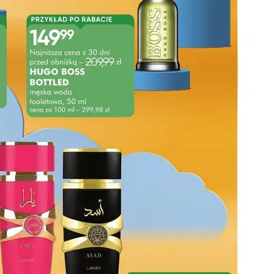 Męska woda toaletowa Hugo Boss Bottled promocja w Super-Pharm