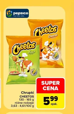 Chrupki Cheetos Cheese promocja w Carrefour Market