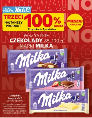 Czekolada biała Milka White Chocolate promocja w Kaufland