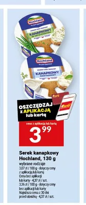 Serek kanapkowy śmietankowy Hochland promocja w Twój Market