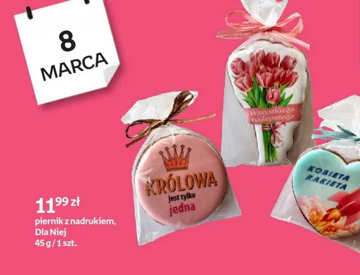 Piernik z nadrukiem Dla Niej promocja w Empik