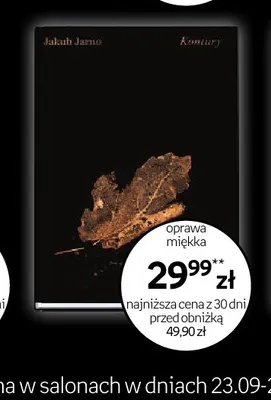Książka Kontury Jakub Jarno promocja w Empik
