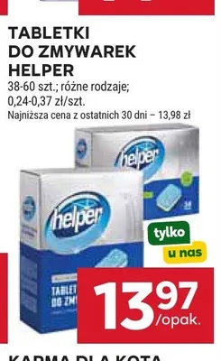 Tabletki do zmywarek Helper promocja w Stokrotka
