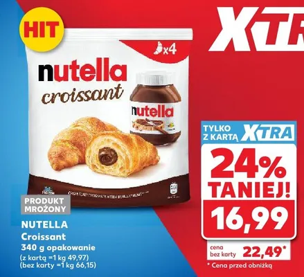 Croissant Nutella promocja w Kaufland