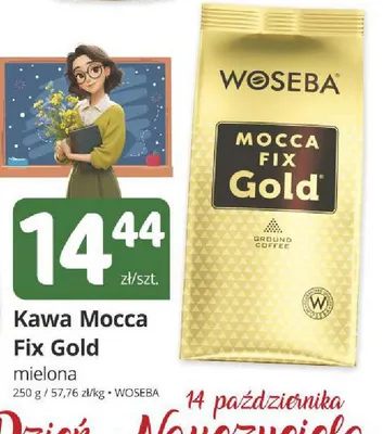 Kawa mielona Mocca Fix Gold Woseba promocja w Marketvita
