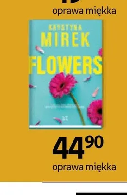 Książka Krystyna Mirek Flowers promocja w Empik
