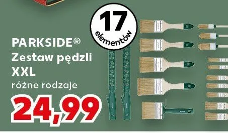 Zestaw pędzli XXL różne rodzaje promocja w Kaufland