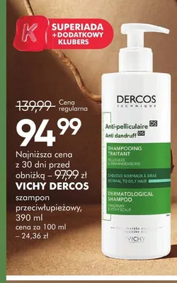 Szampon przeciwłupieżowy Vichy Dercos promocja w Super-Pharm