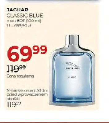 Woda toaletowa Jaguar Classic Blue promocja w Drogerie Jawa
