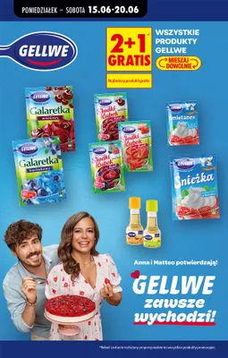 Kisiel Słodki Kubek smak truskawkowy Gellwe promocja w Biedronka
