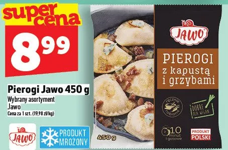 Pierogi z kapustą i grzybami promocja w TOPAZ
