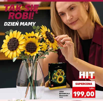 Klocki LEGO Botanicals Słoneczniki 11502 promocja w Kaufland