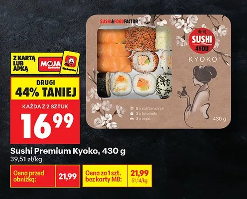Zestaw sushi Premium Kyoko promocja w Biedronka