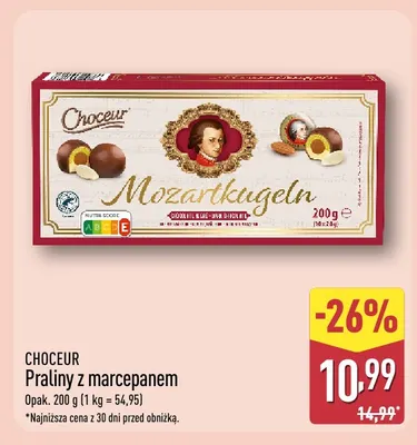 Praliny z marcepanem Choceur promocja w Aldi