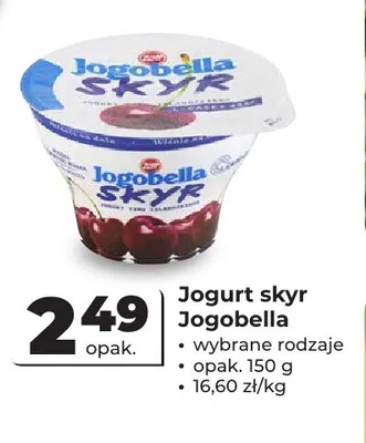 Jogurt skyr Jogobella promocja w Odido