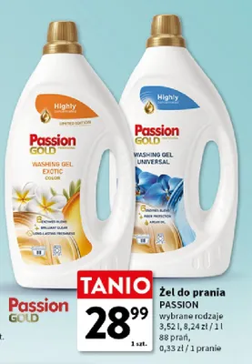 Żel do prania sport Passion gold promocja w Intermarche