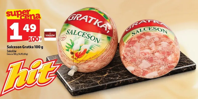 Salceson Gratka Sokołów promocja w TOPAZ